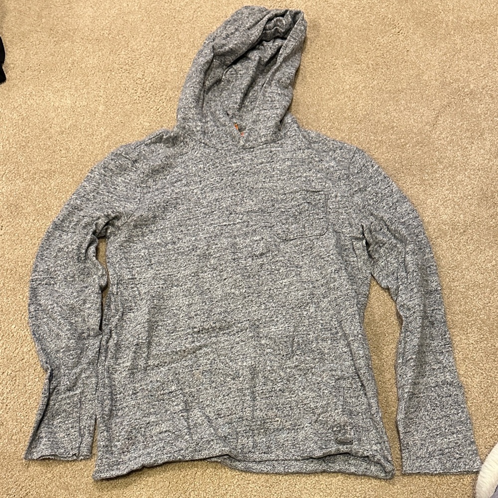 Hugo Boss Charcoal Knit Hoodie